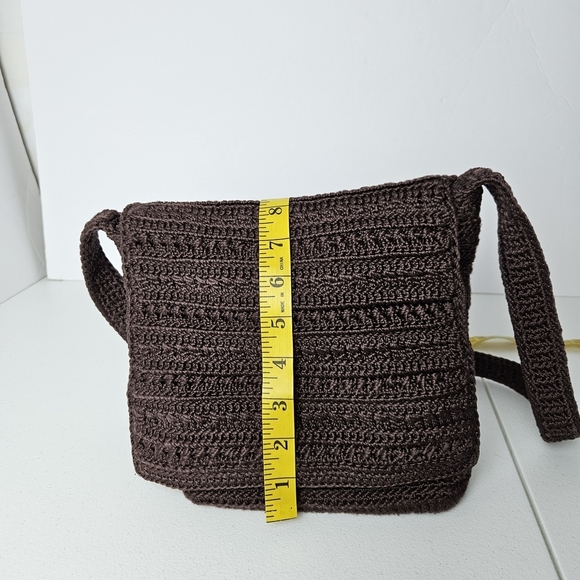 The Sak Y2K Crochet Shoulder Bag Brown - Picture 11 of 12